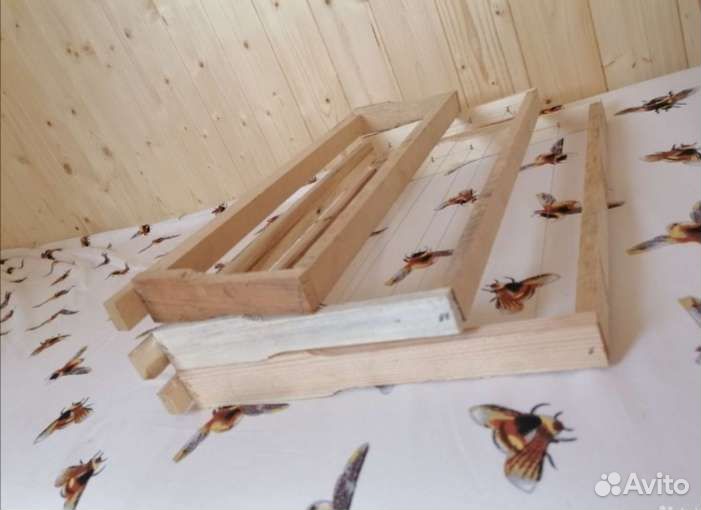 Рамки для пчел новые Дадан с проволокой