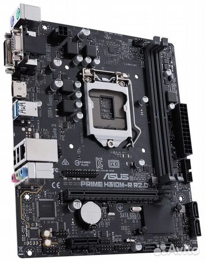 Материнская плата asus prime h310m-r r2.0
