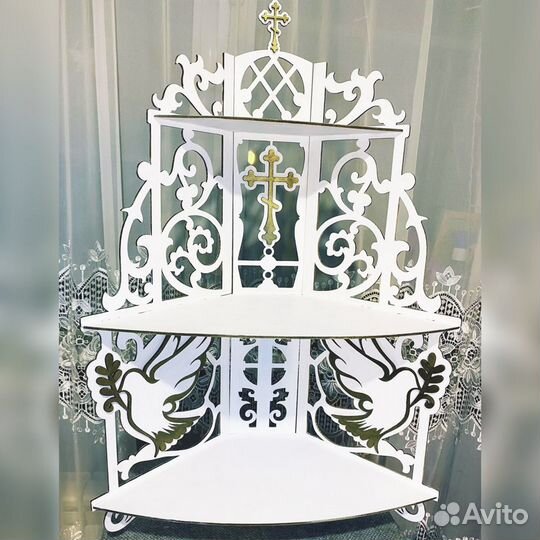 Полка для икон 3-х ярусная