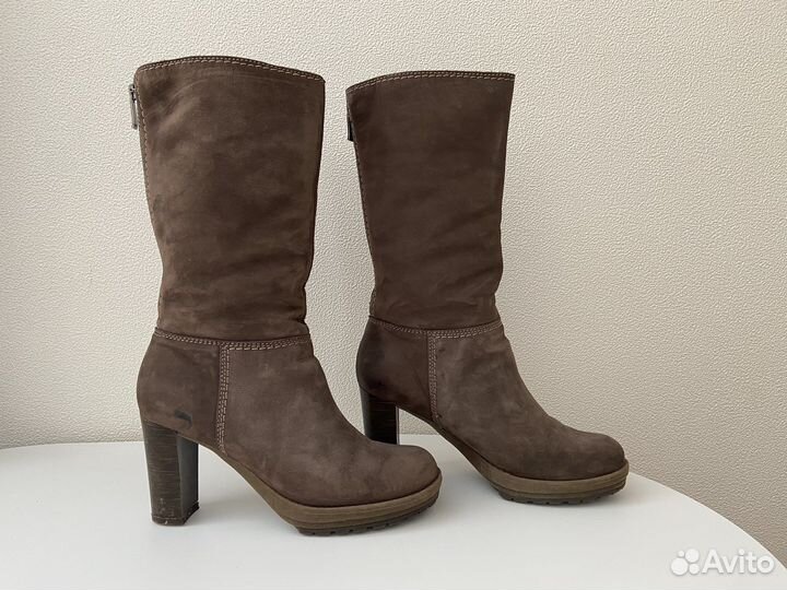 Зимние сапоги натуральная замша размер 40-41