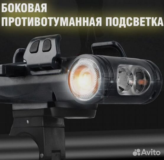 Многофункциональный велосипедный фонарь 4 в 1