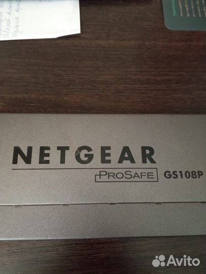 Коммутатор netgear GS108P (8-портовый 10/100/1000