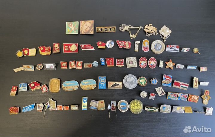 Значки СССР коллекция
