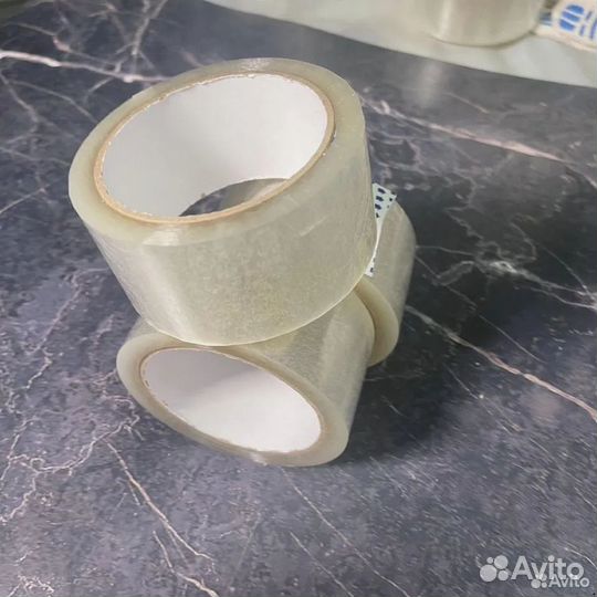 Скотч прозрачный 900 м 50 мкм