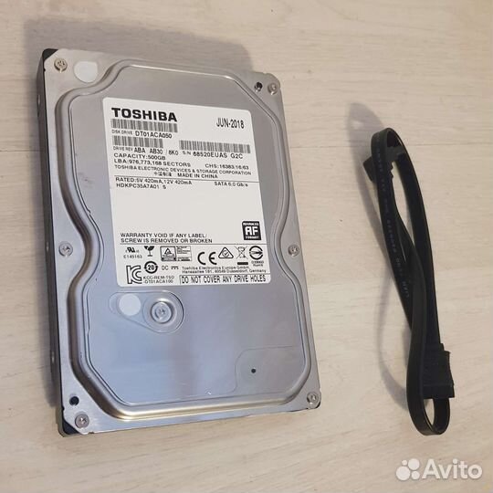 HDD Toshiba 500 GB