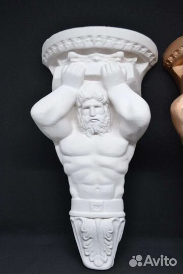 Атлант настенная фигура для декора