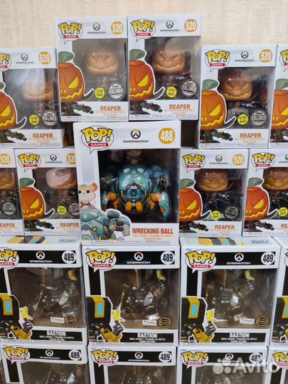 Эксклюзивные фигурки Funko Pop Overwatch+Игрушка