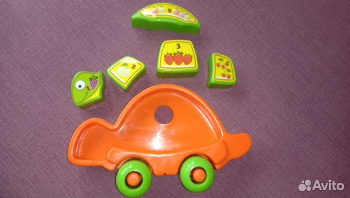 Каталка-сортер 3в1