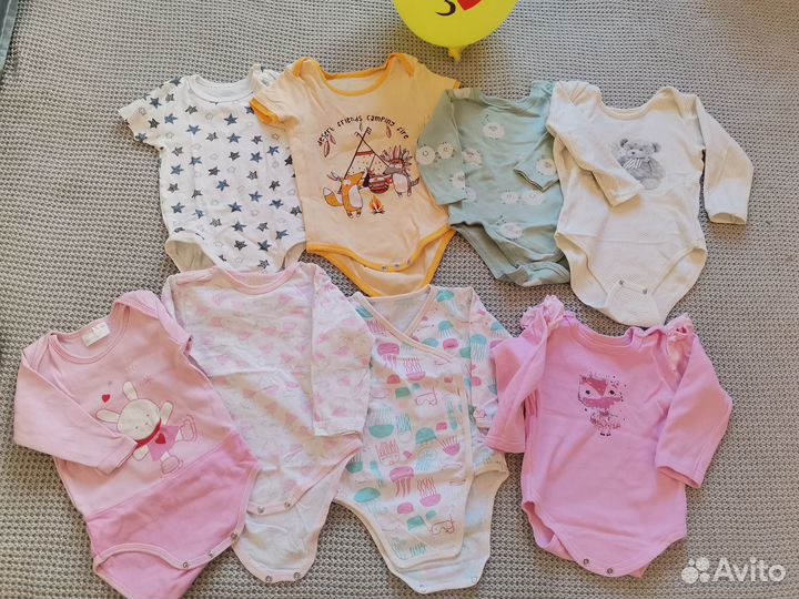 Детские вещи на девочку пакетом 80 86