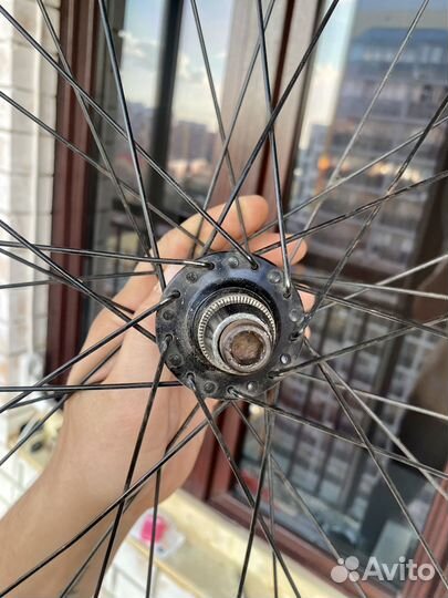 Переднее колесо на bmx на промах r20