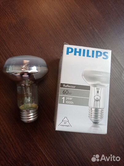 Лампа накаливания philips reflector 60W, E27