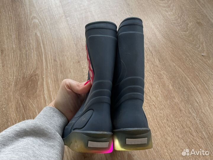 Детские резиновые сапоги 22 23