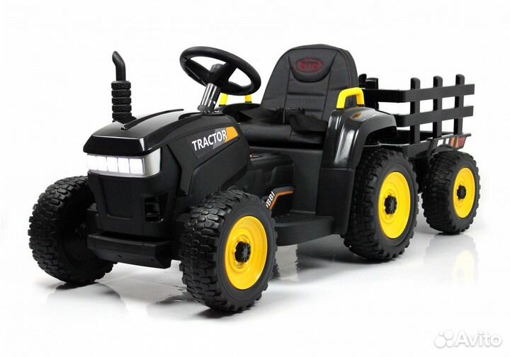 Трактор электро детский с прицепом