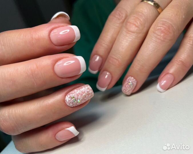 Маникюр+укрепление+гель лак