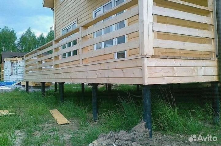 Установка винтовых свай