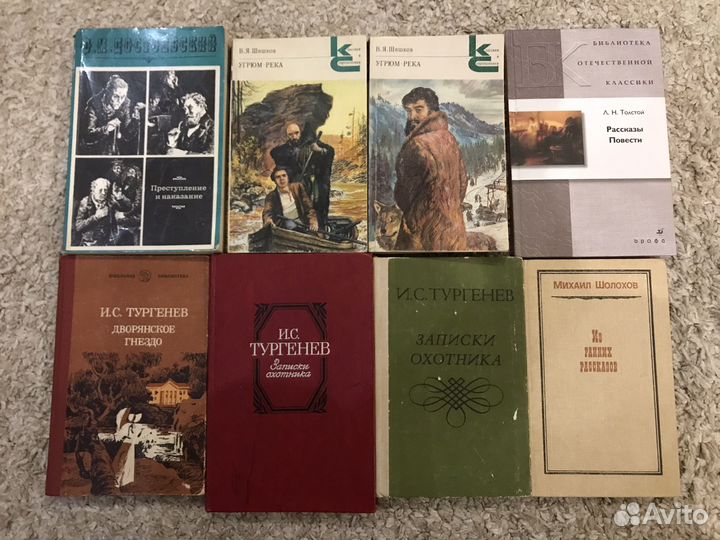 Книги русская и зарубежная классика