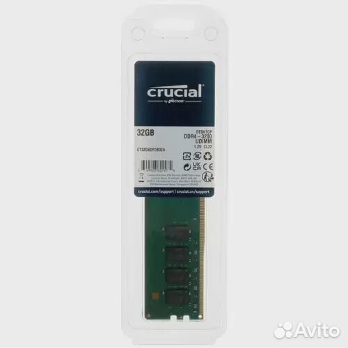 32Gb 3200 crucial (CT32G4DFD832A)