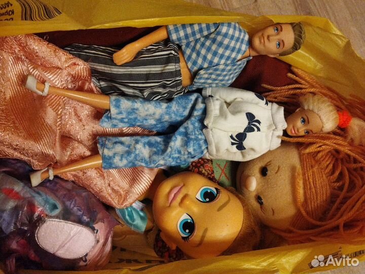 Игрушки пакетом для девочки