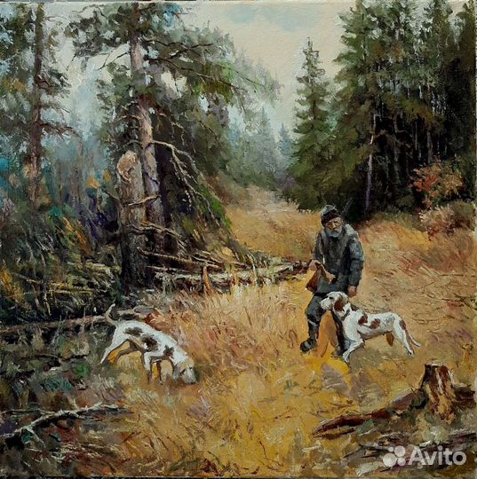 Картина холст масло 