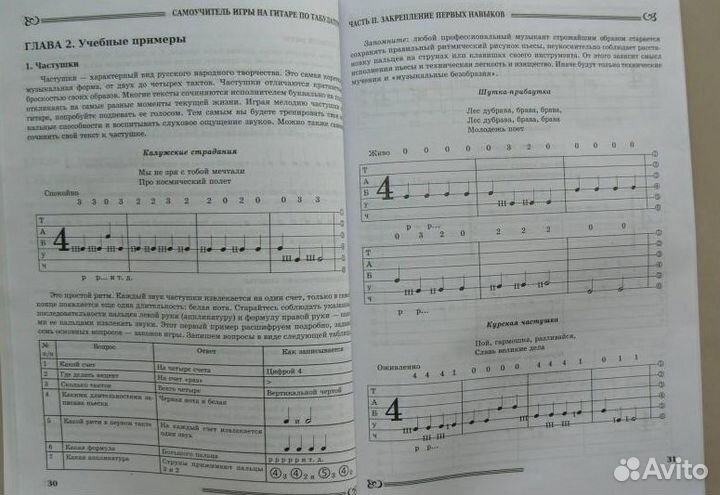 Самоучитель игры на гитаре по табулатуре