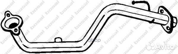 Труба приемная nissan micra III/C+C III/note