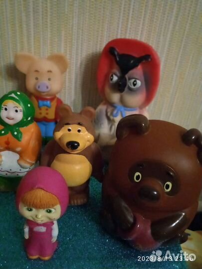 Резиновые сказочные и мульт персонажи