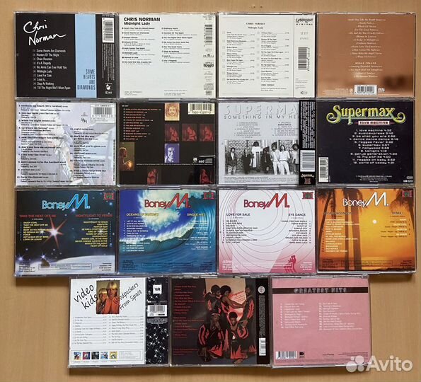 CD диски. Рок, Поп, Диско