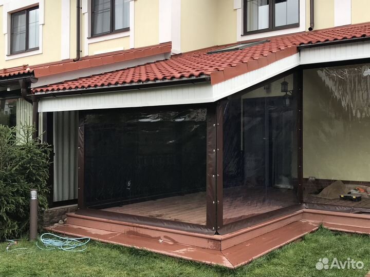 Мягкие окна для беседок террас и веранд