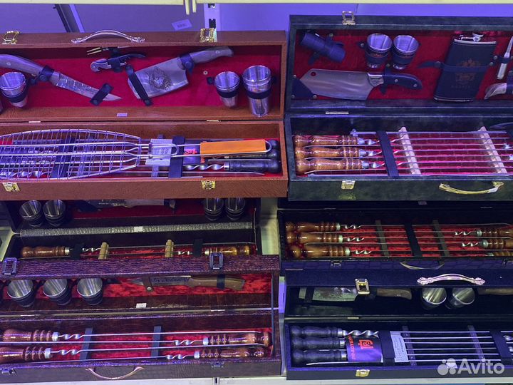 Шашлычные наборы,шампуры