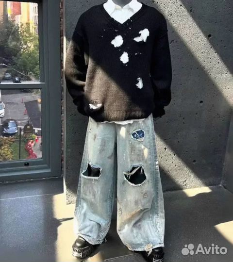 Джинсы Vetements 24FW Big Shape Jeans