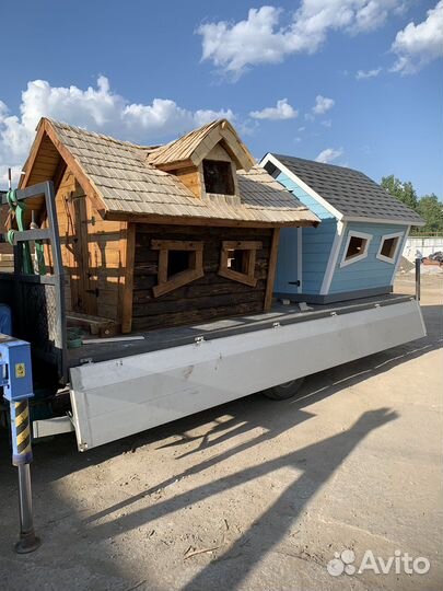 Детский игровой домик, площадки, городок