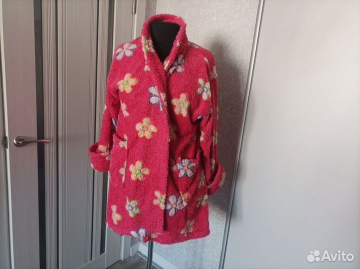 Халат для девочки банный