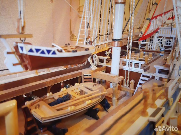 Макет парусного корабля 