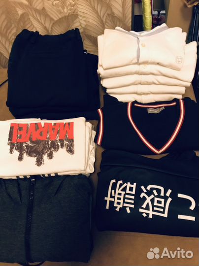 Вещи пакетом на плотного мальчика 12-14 л 152-158