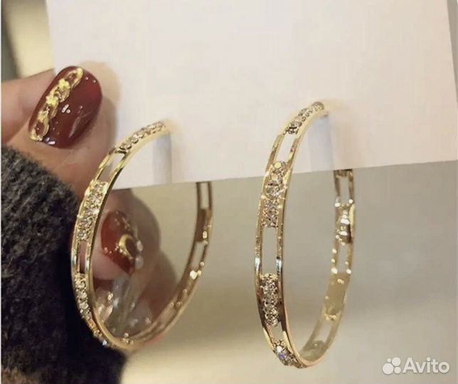 Серьги бижутерия