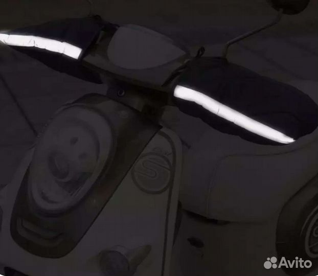 Варежки утепленные на мопед велосипед скутер