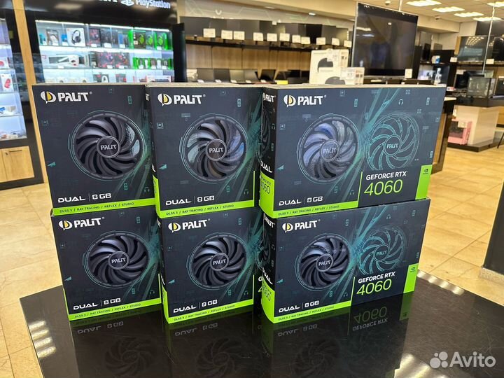 Новая Видеокарта Palit GeForce RTX 4060 Dual