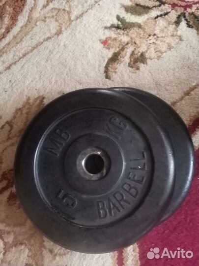 Штанга, гриф, блины. гантели