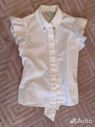 Блузка белая 122