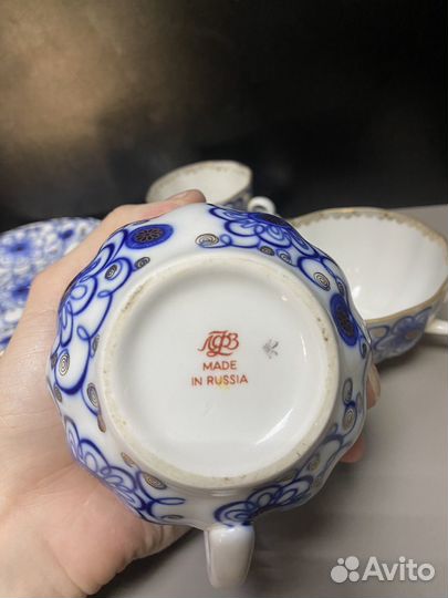 Сервиз кобальт лфз Вьюнок