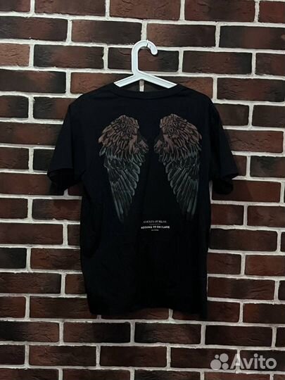 Футболка marcelo burlon black logo Оригинал