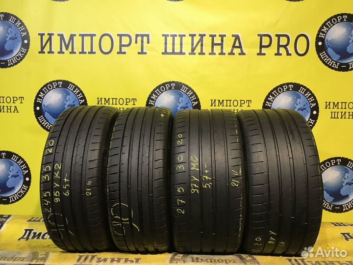 Michelin Pilot Sport 4 S 275/30 R20 и 245/35 R20 97Y