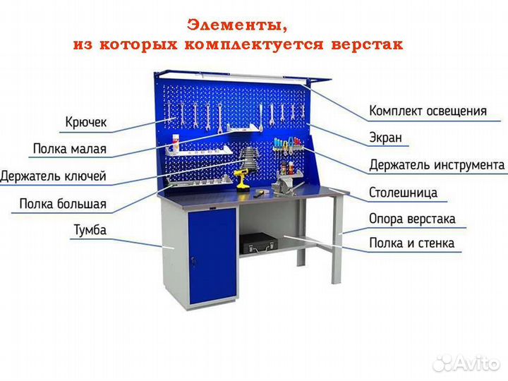 Верстак WT180.WD1.WD2.021