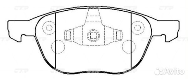 Колодки CTR GK0159 (CKF-14) GK0159 CTR