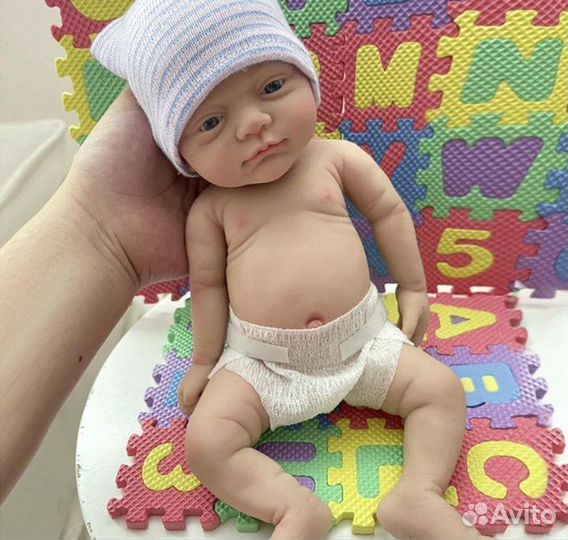 Новая(полностью силиконовая) кукла-мальчик