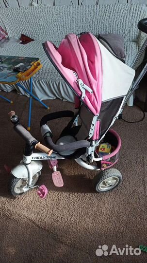 Детский трехколесный велосипед бу