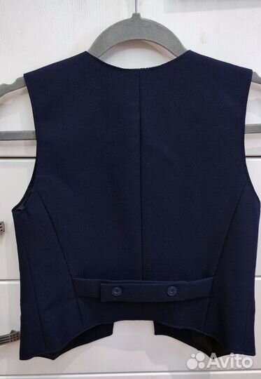 Жилет школьный синий
