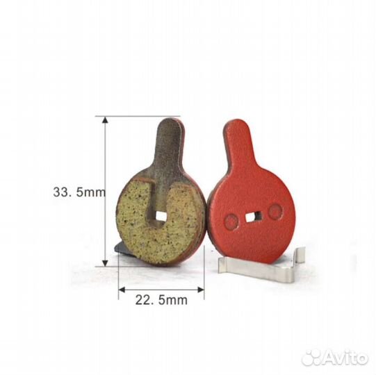 Тормозные колодки для электосамоката