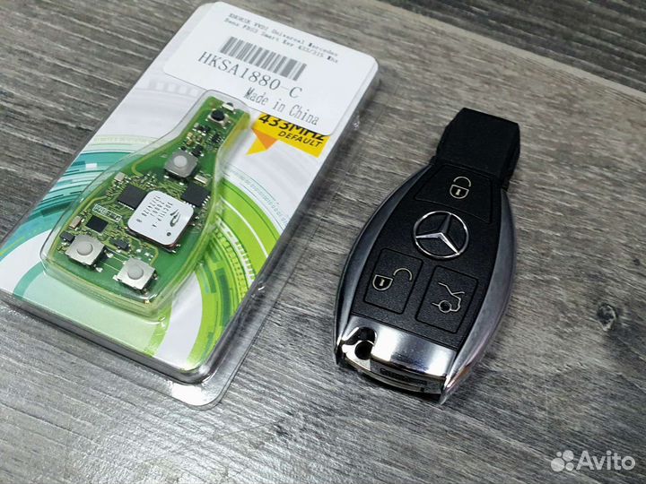 Mercedes BE KEY keyless с токенами (ключ рыбка)
