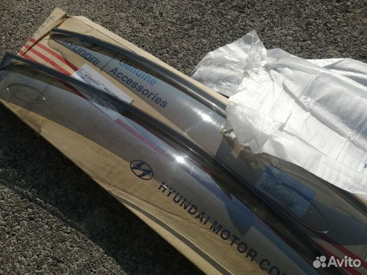 Дефлектора окон Хендай Верна. Новые Оригинал